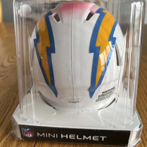 nfl autographed mini helmets speed chargers Asante Samuels Jr jsa certified - Picture 2 of 7